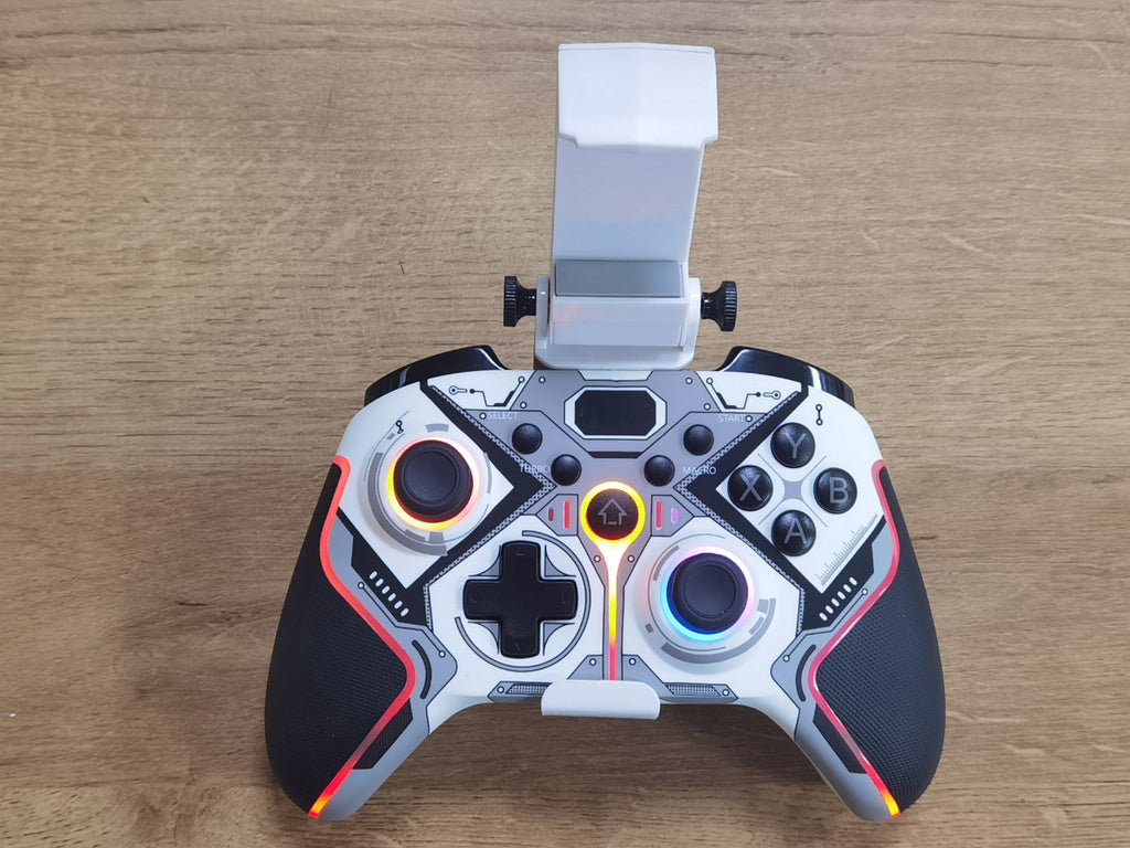 PS4/Android/ios RGB Breathing Lighting Wireless hall Controller Black