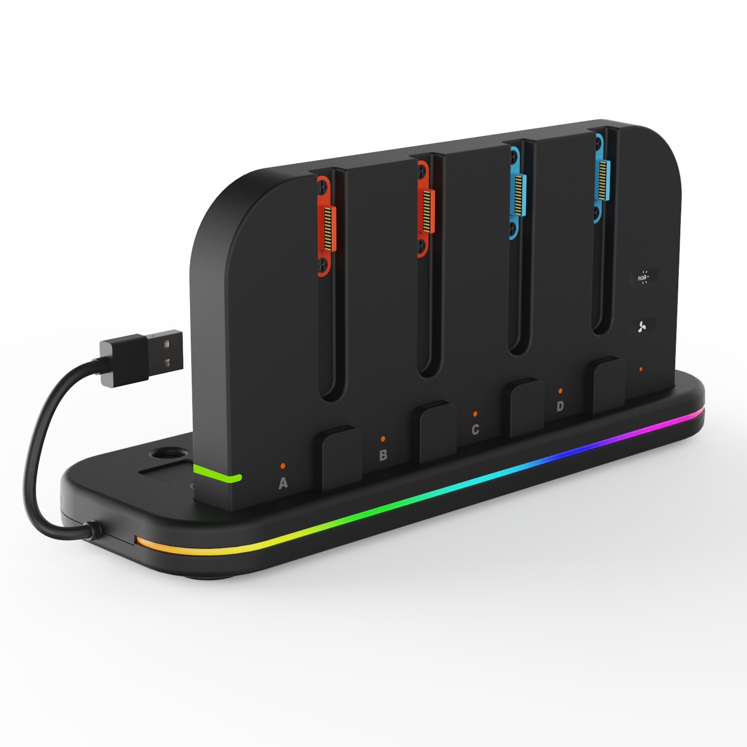 Switch1/2/OLED 4-in-1 Cooling & Charging Stand