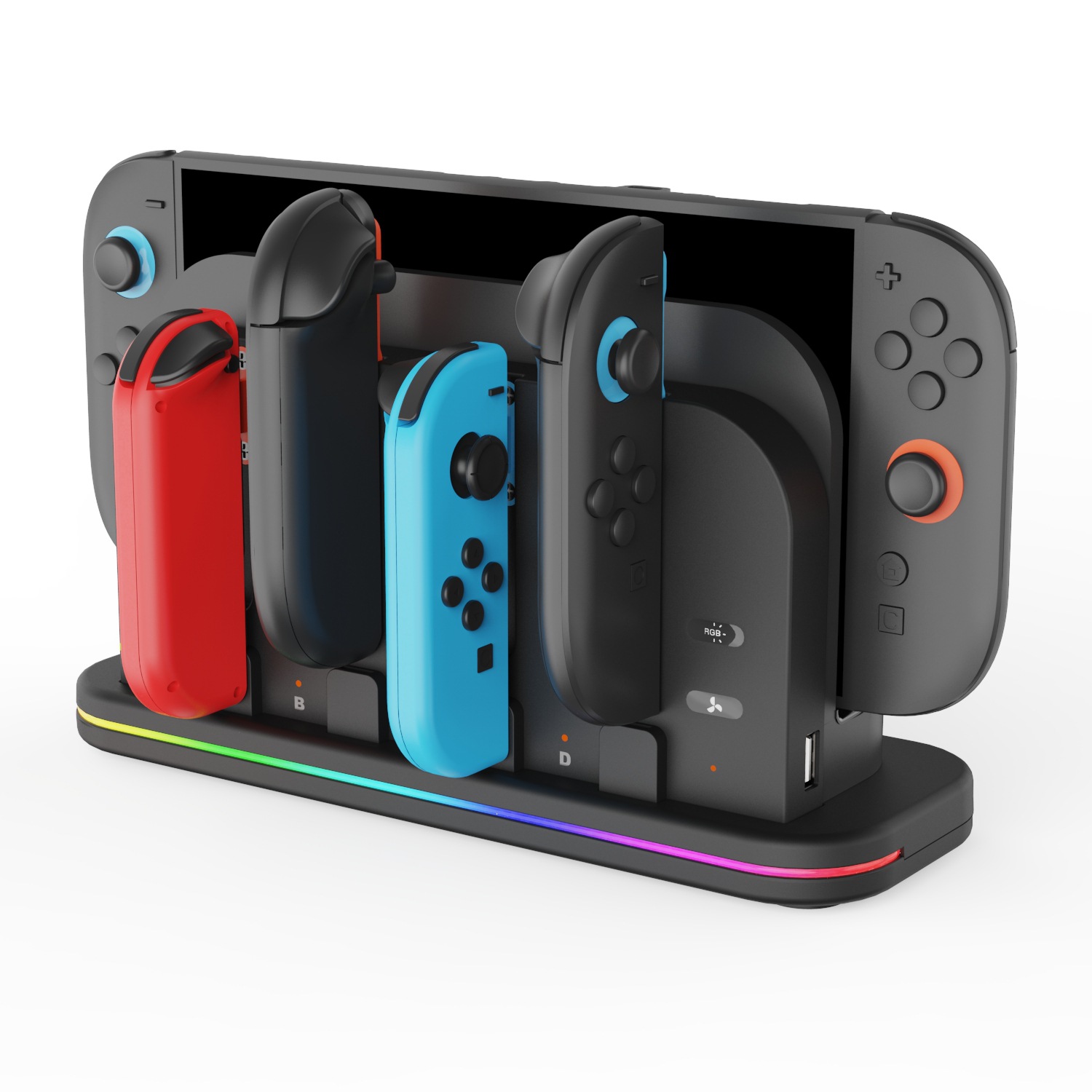 Switch1/2/OLED 4-in-1 Cooling & Charging Stand - Image 3