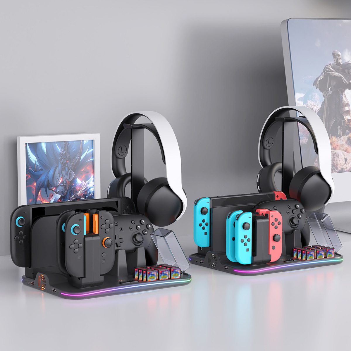 Switch 1/2 12-in-1 Multifunctional Cooling Charging Dock - Image 2