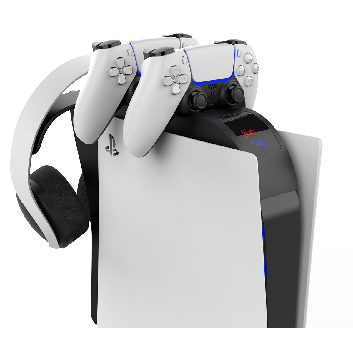 PS5 2-in-1 Cooling Fan & Dual Controller Charging Stand - Image 4
