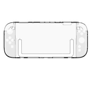 Protective Hybrid CaseSet for Nintendo Switch 2(Clear PC Console Case+ Flexible PC Joy-Con Covers)
