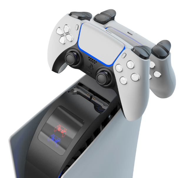 PS5 Dual Controller Charging Dock with LED Indicators - Image 6